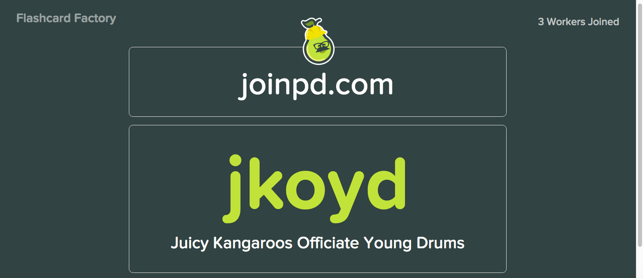 Play the Flashcard Factory Game